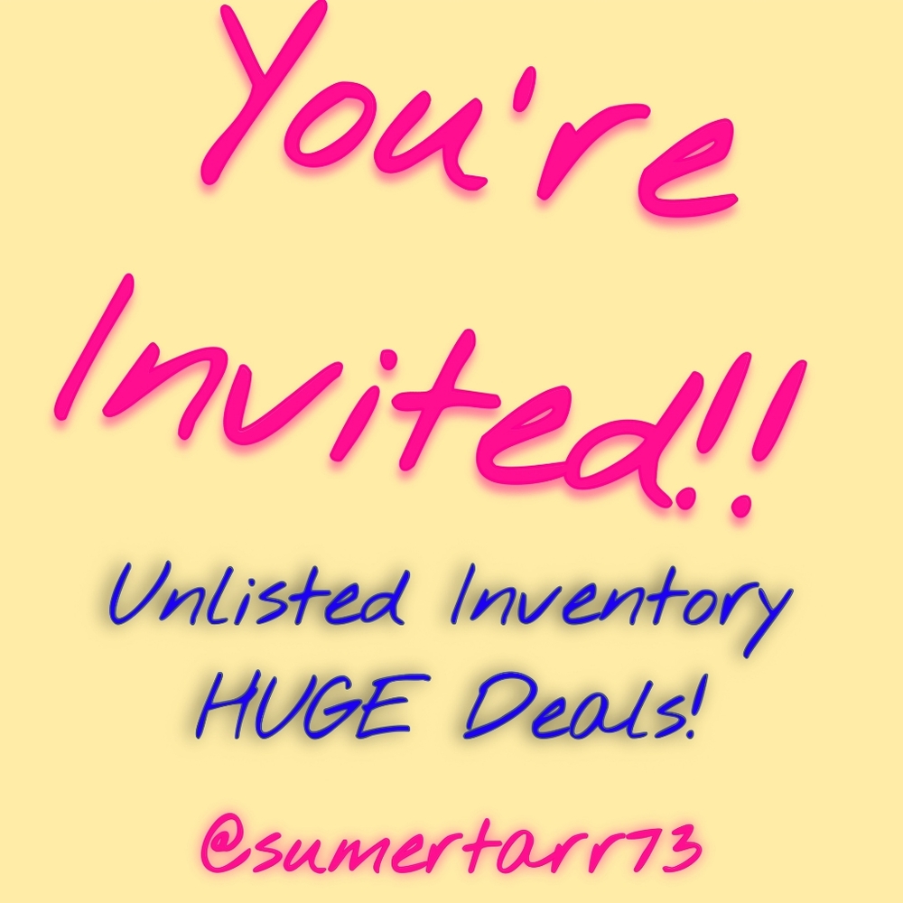 LIKE!~ POSH PARTY TIME! & YOU'RE INVITED!! CRAZY LOW 💲 ON DESIGNER- DEALS! 🥳💋